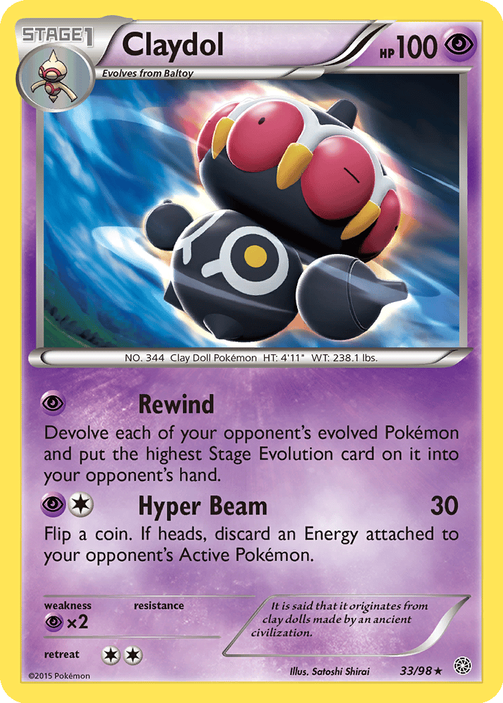Claydol card