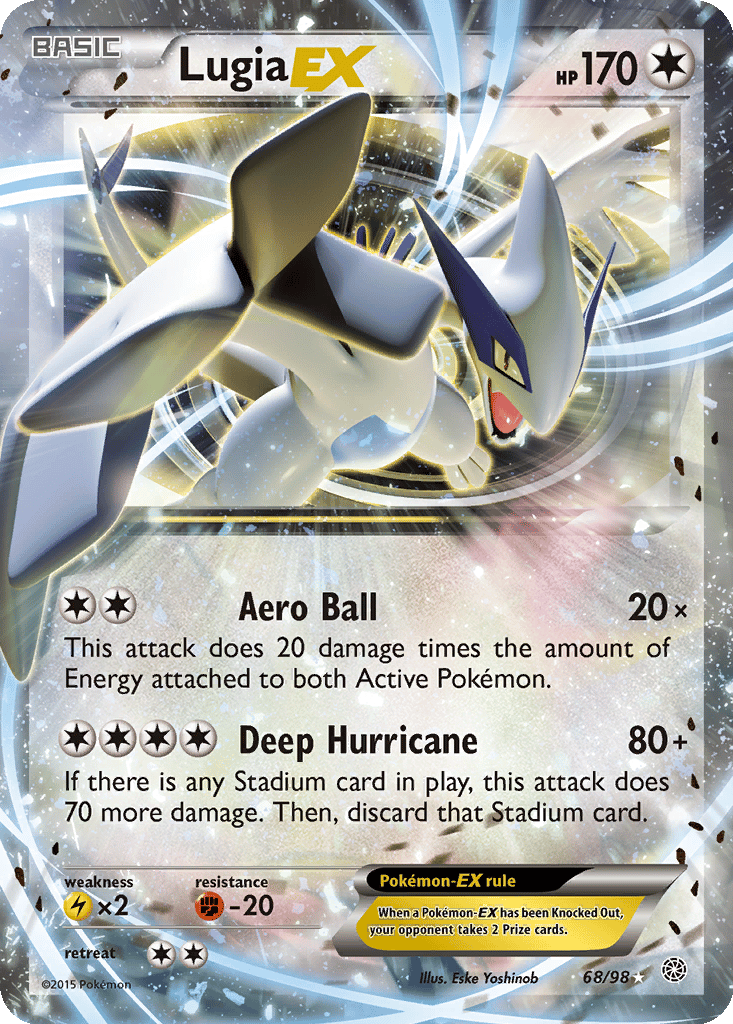 Lugia EX card