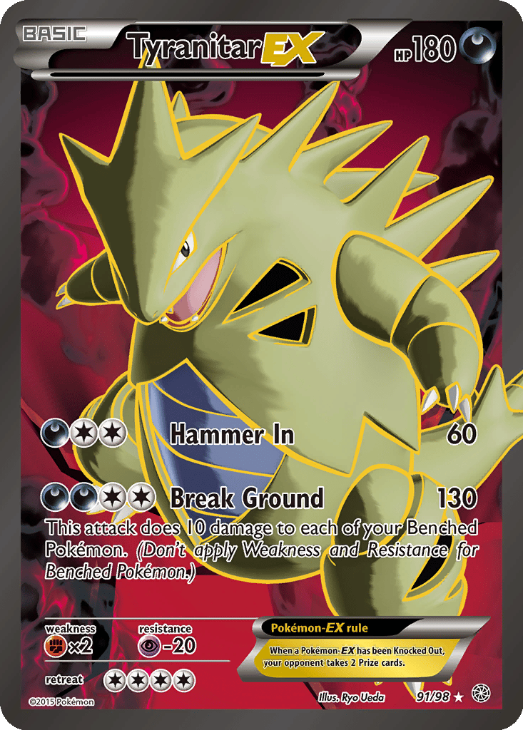 Tyranitar EX card