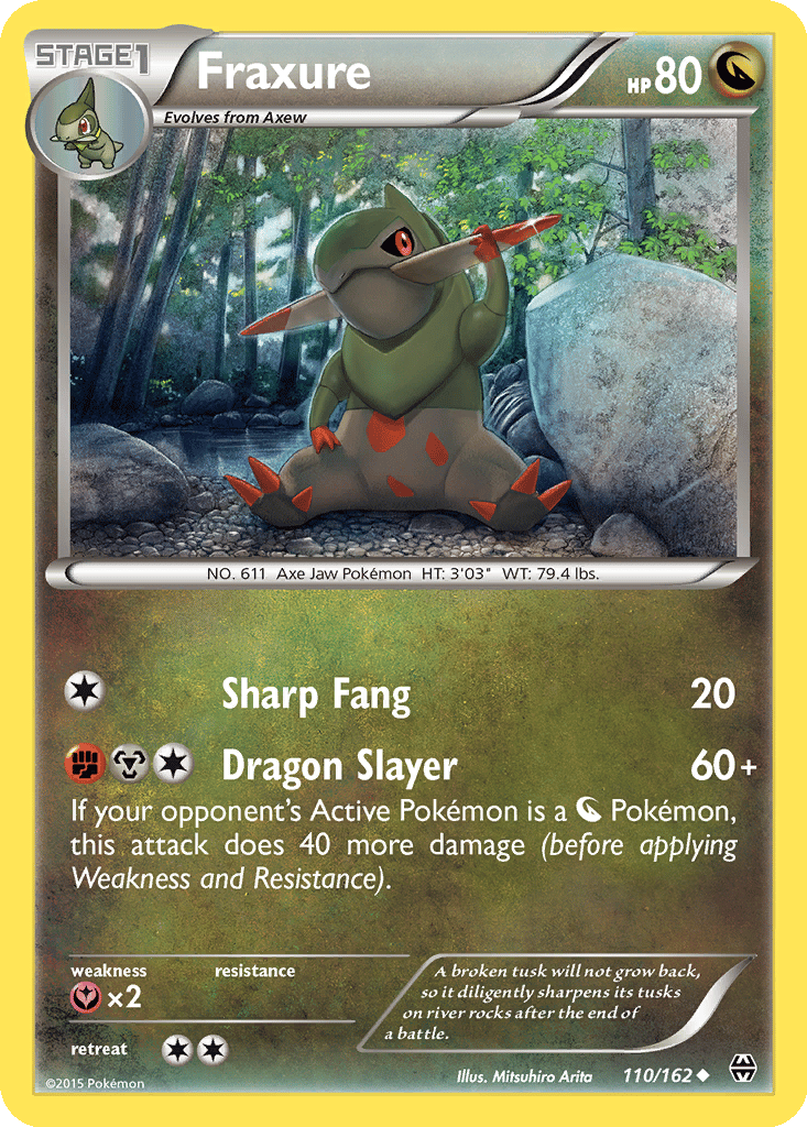 fraxure pokemon card value Fraxure - SWSH09: Brilliant Stars [REVERSE HOLO]