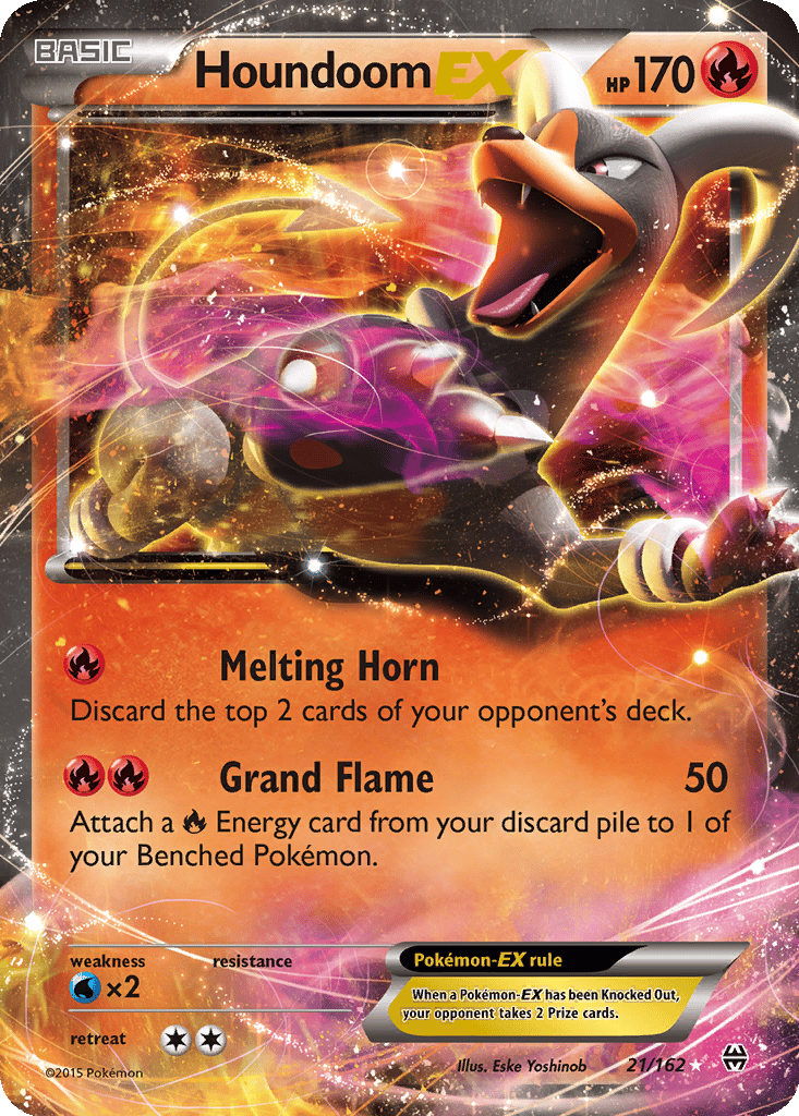 Houndoom EX card