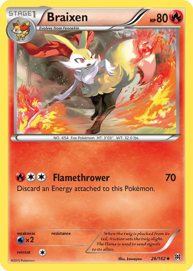 Braixen card