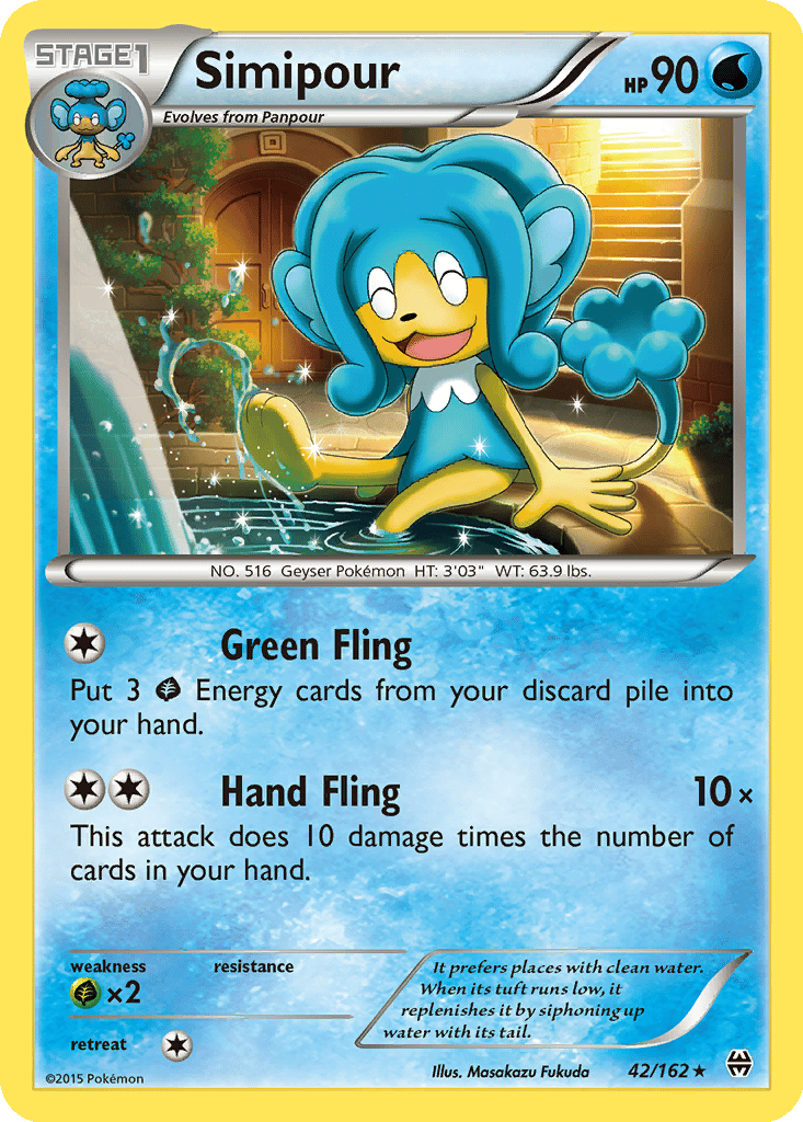 Simipour card