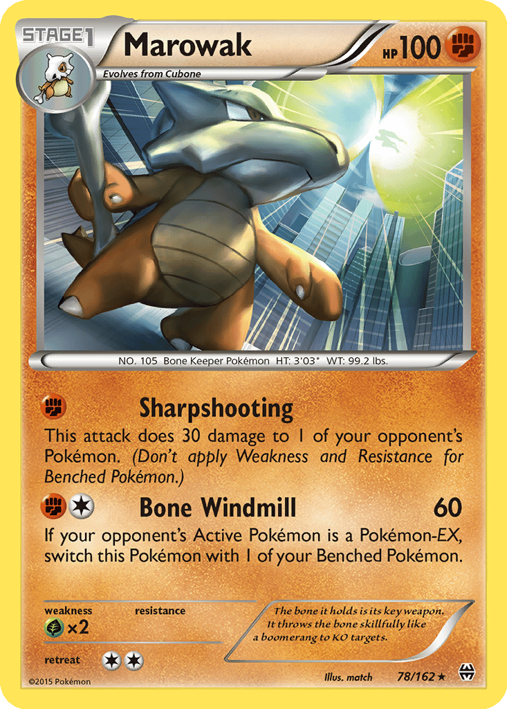 Marowak card