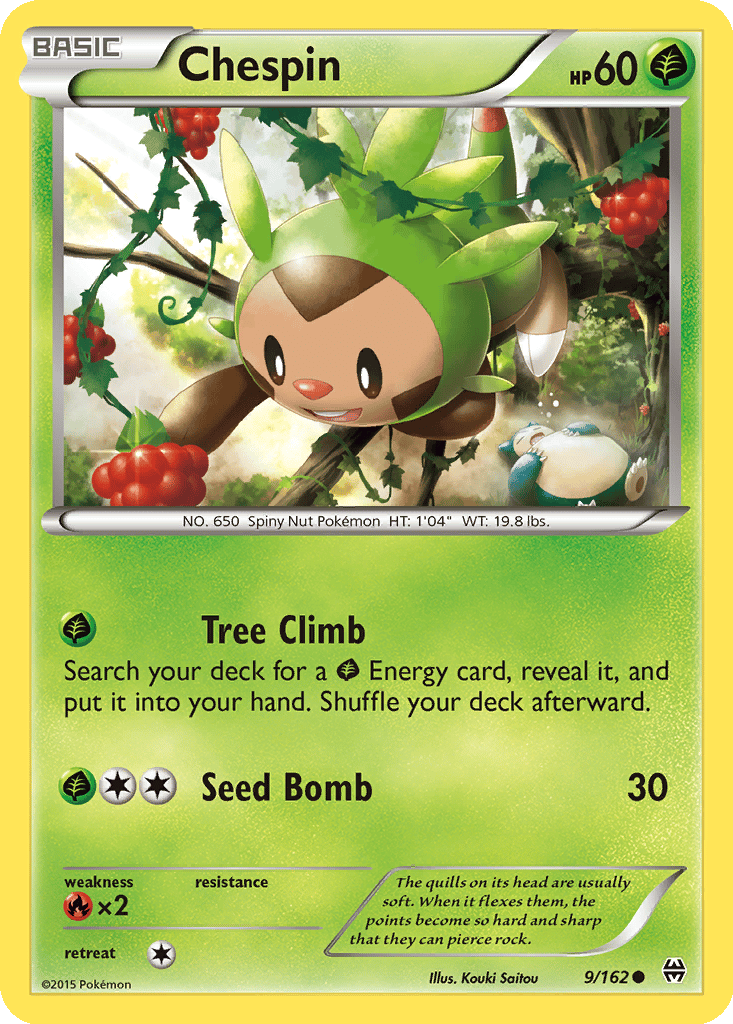 Chespin card