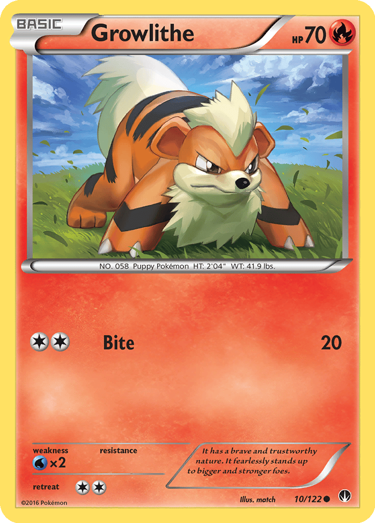 Growlithe card