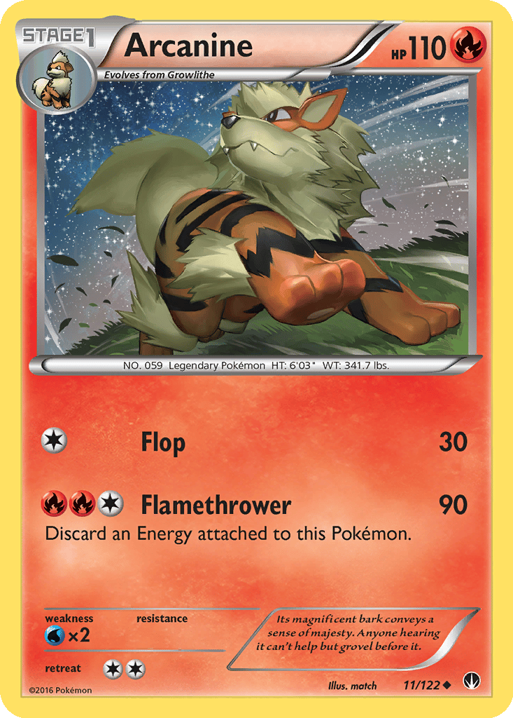 Arcanine card
