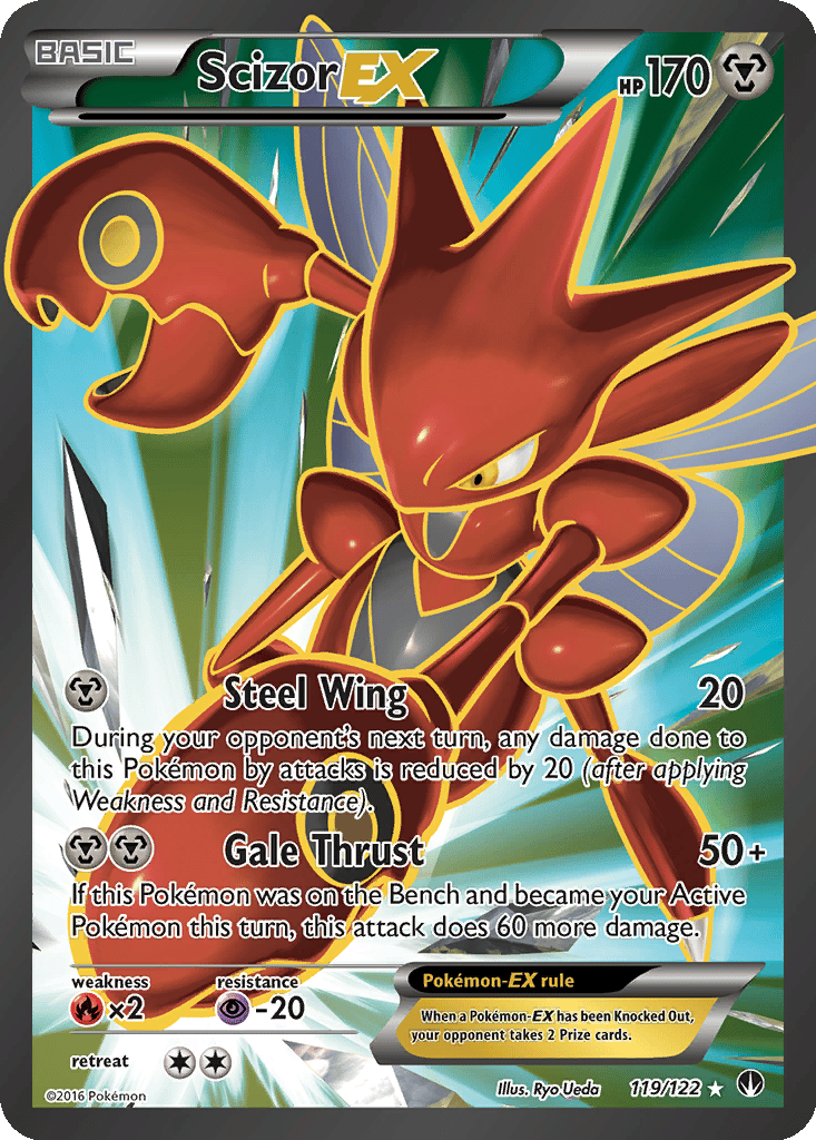 Scizor EX card