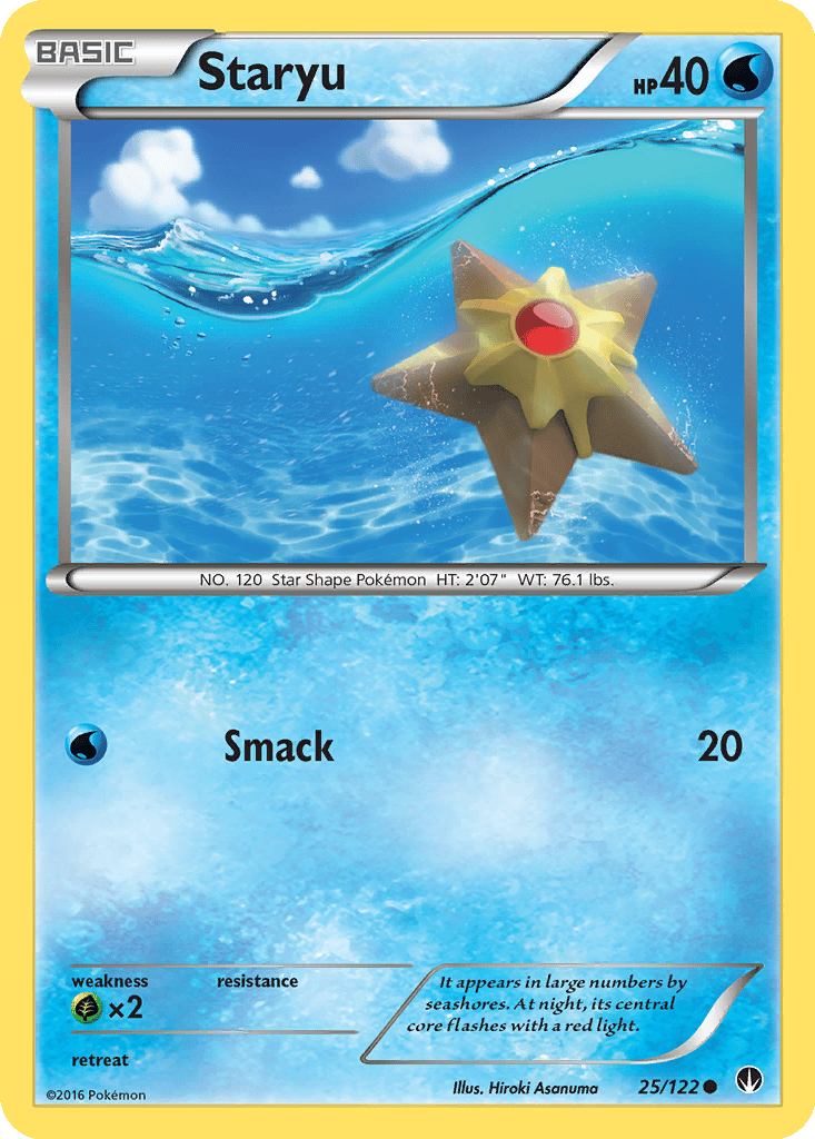 Staryu card
