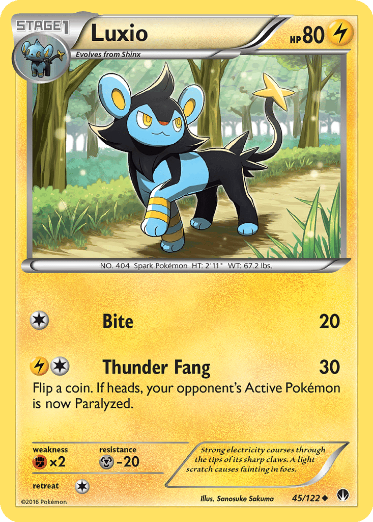 Luxio card