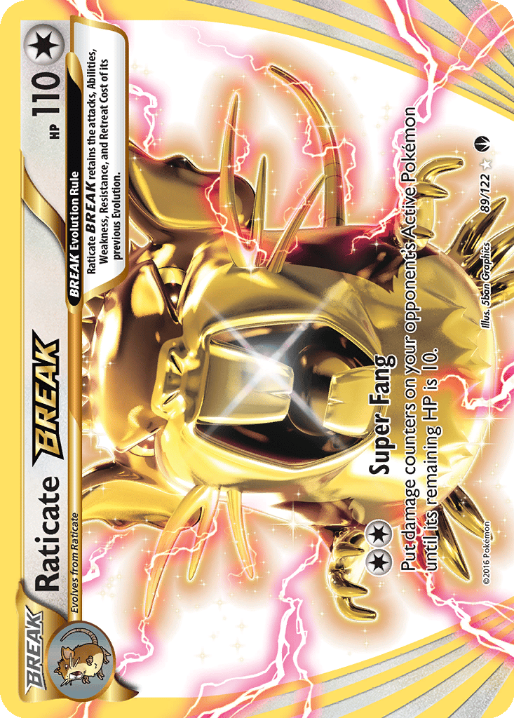 Raticate BREAK card