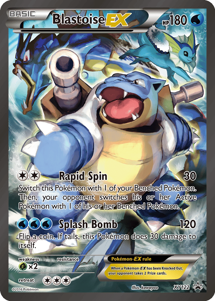Blastoise EX card