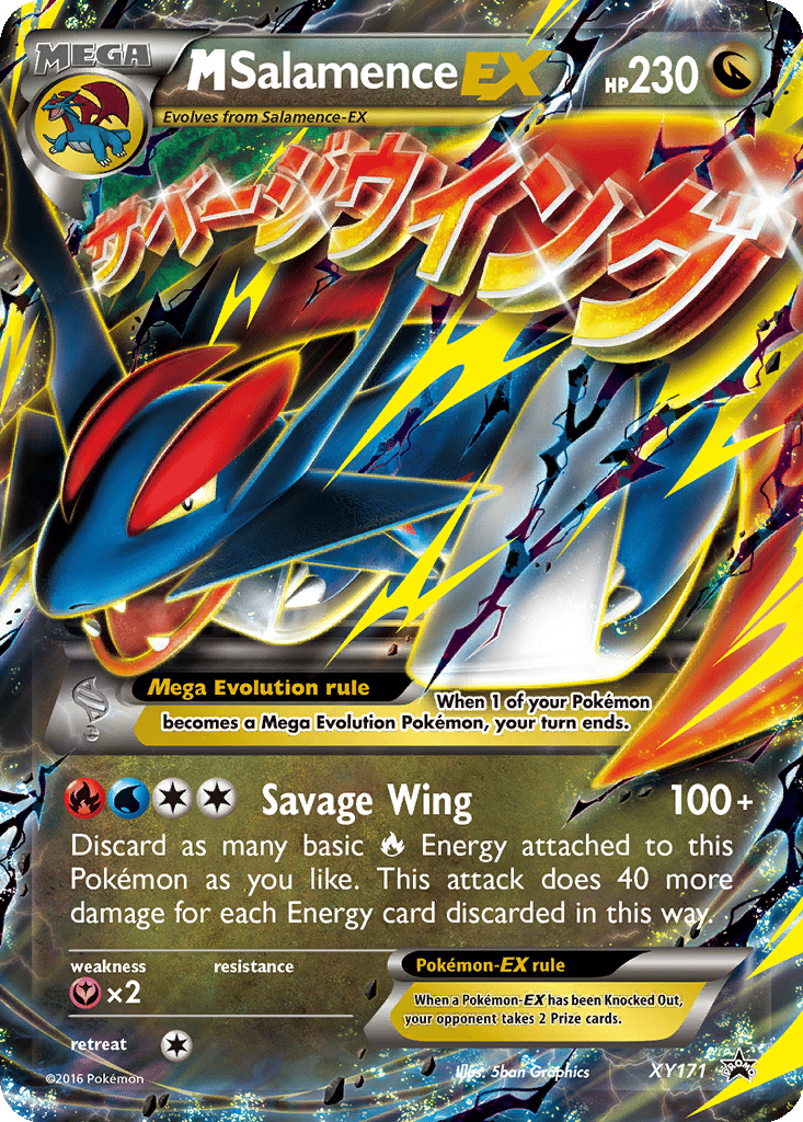M Salamence EX card