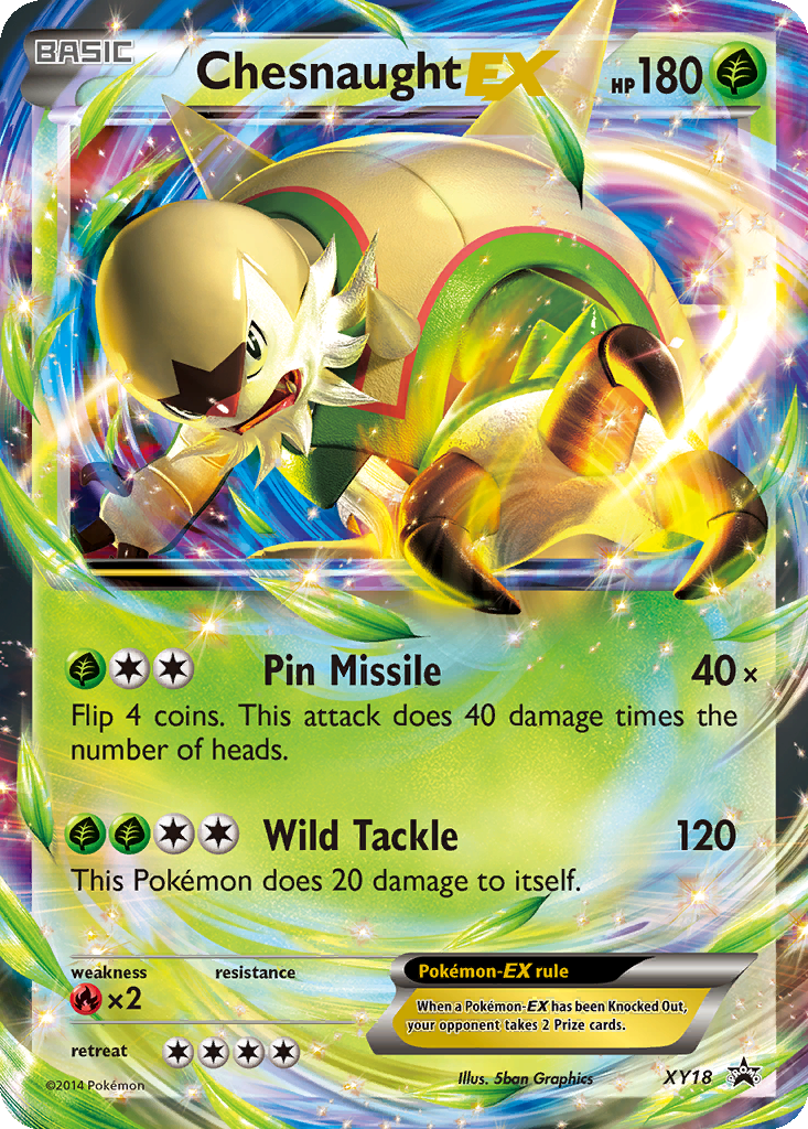Chesnaught EX card