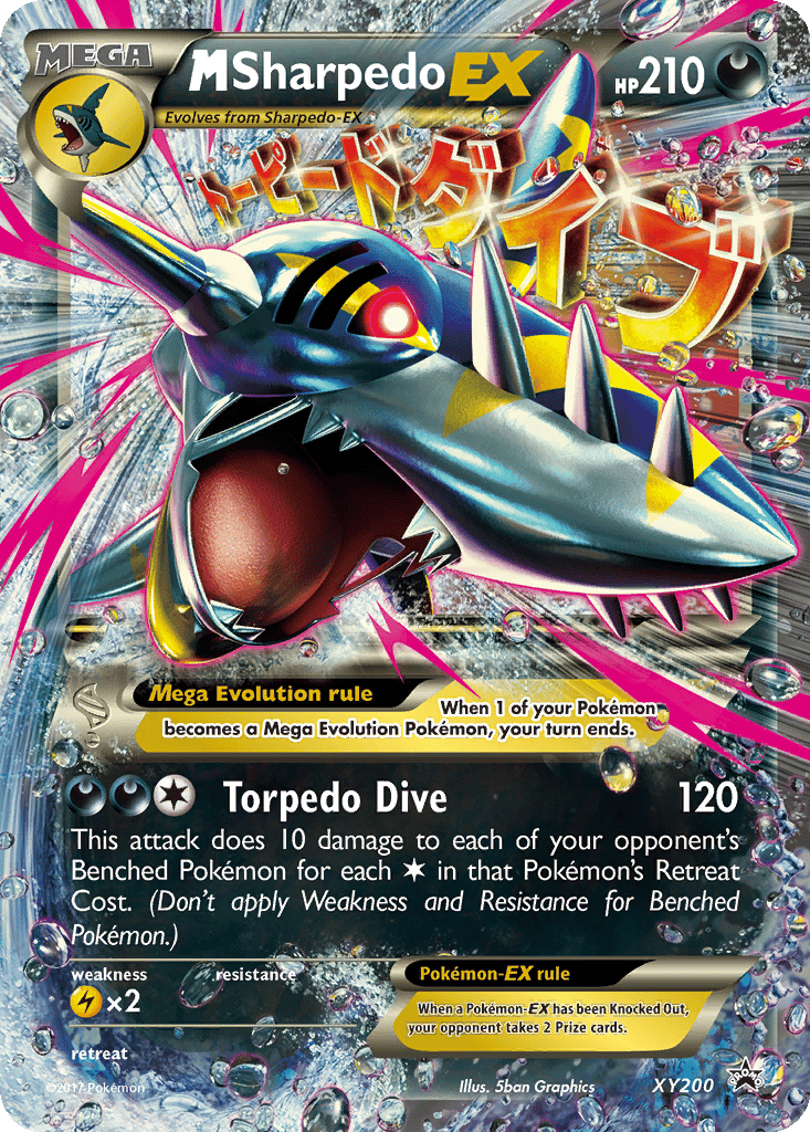 M Sharpedo EX card