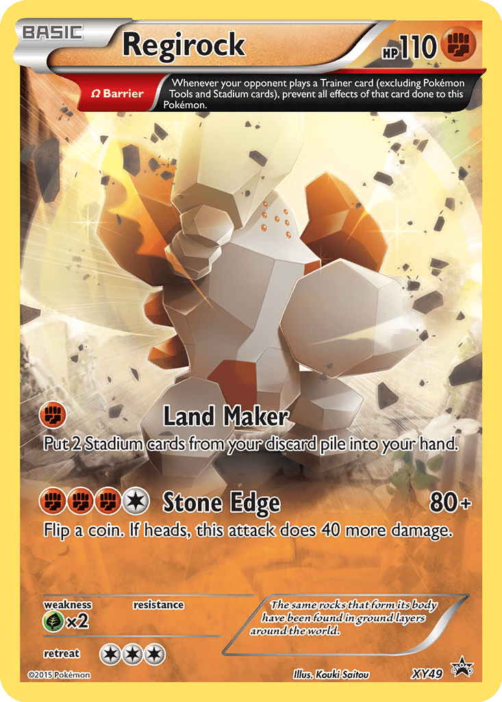 Regirock card