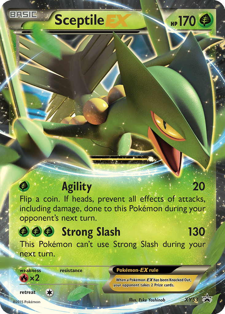 Sceptile EX card