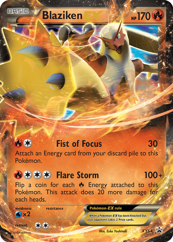 Blaziken EX card