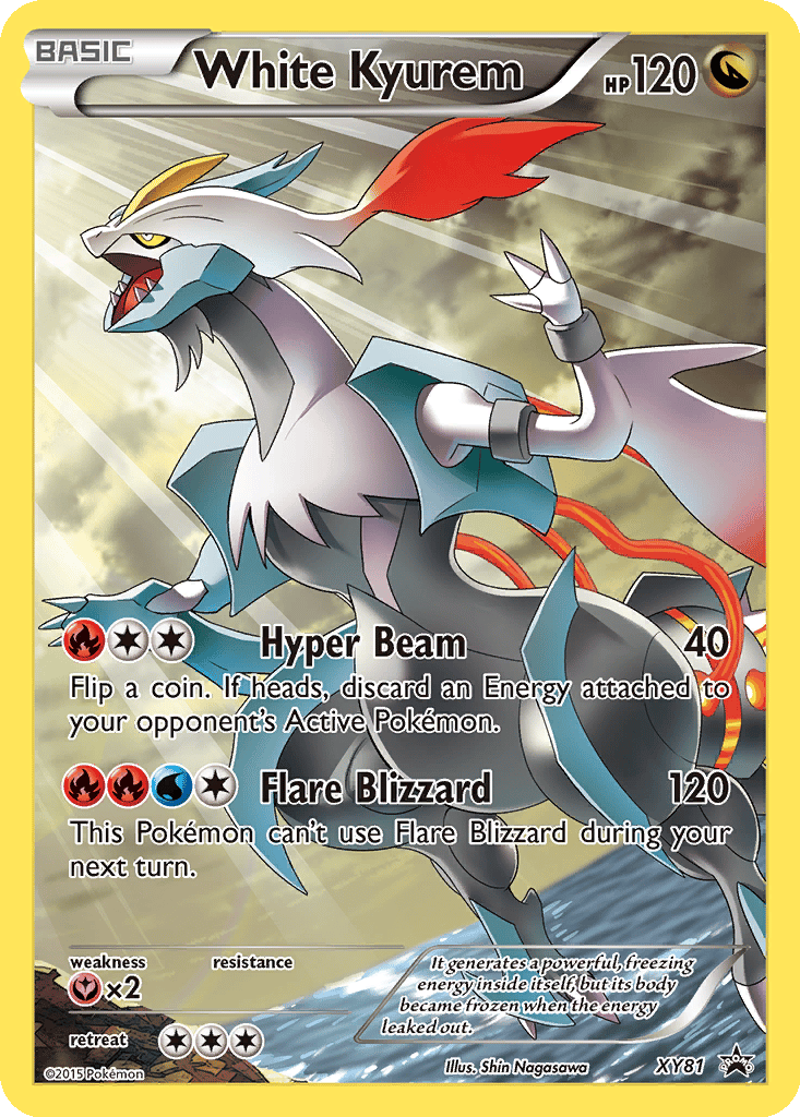 White Kyurem card